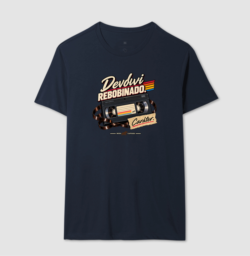DEVOLVI REBOBINADO - Modo capivara - Camiseta - Imagem 8