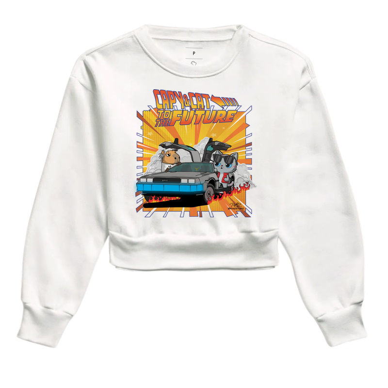 Camiseta Capy & Cat to the Future - Imagem 3