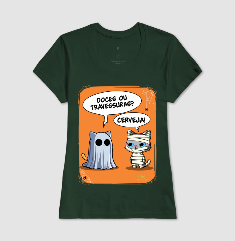 Camiseta Gato Sincero Halloween - Imagem 13