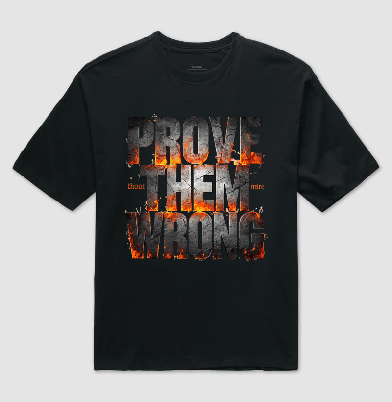 Camiseta Oversized Prove Them Wrong - Imagem 4