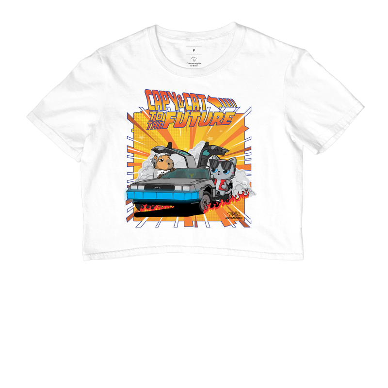 Camiseta Capy & Cat to the Future - Imagem 3