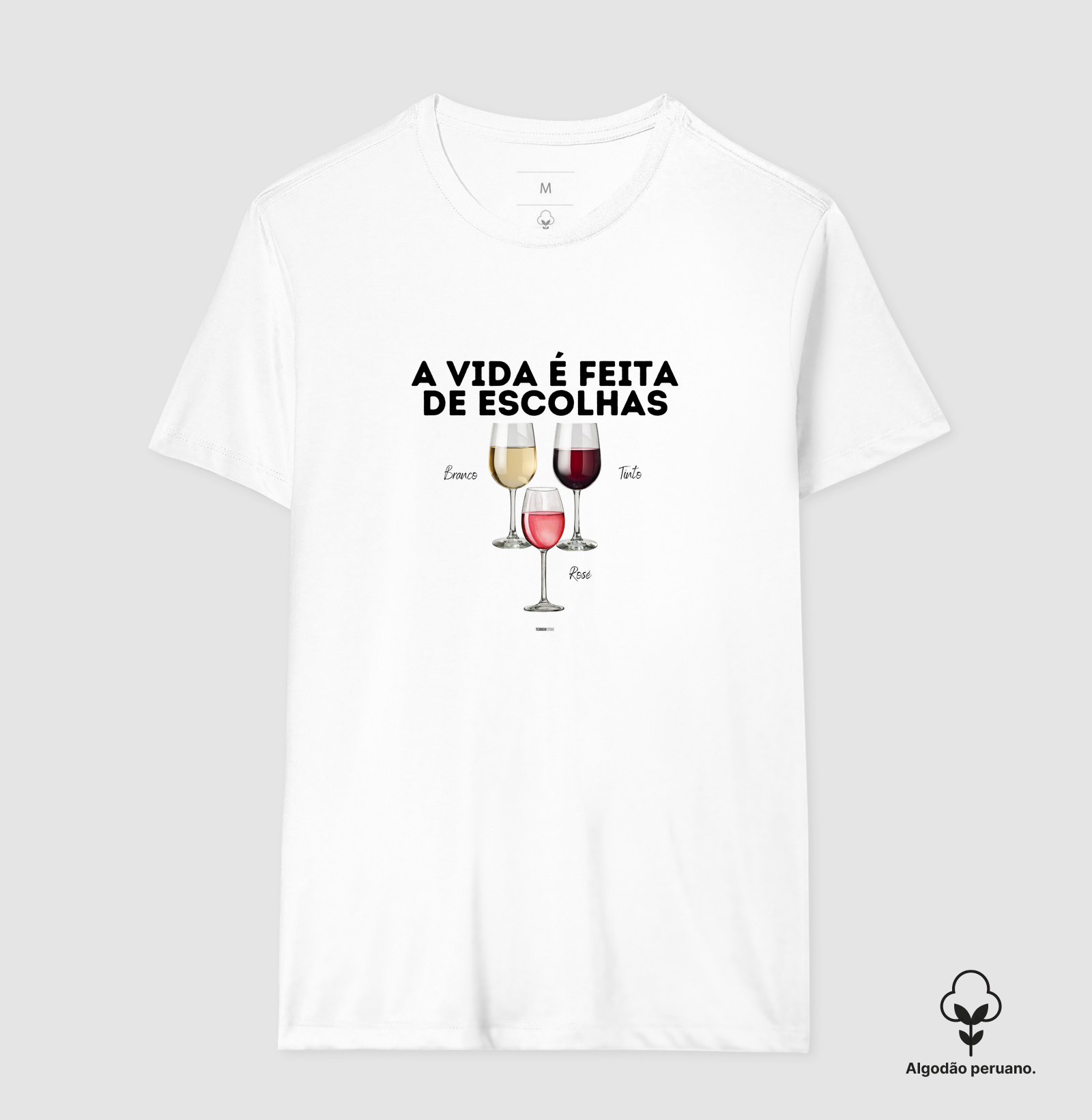Camiseta Vinho - A Vida é feita de escolhas - Imagem 2