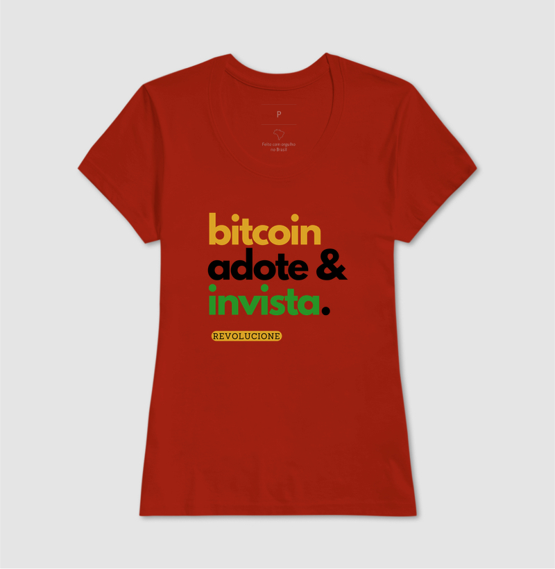 Camiseta Bitcoin Adote & Invista - Imagem 12