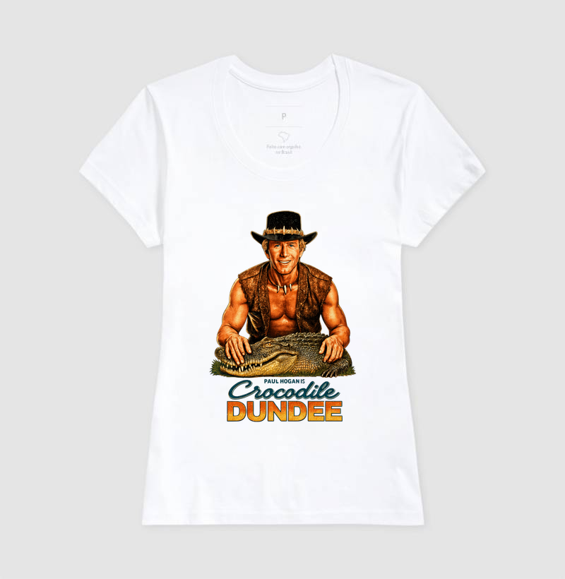 Camiseta Crocodilo Dundee Paul Hogan - Imagem 5