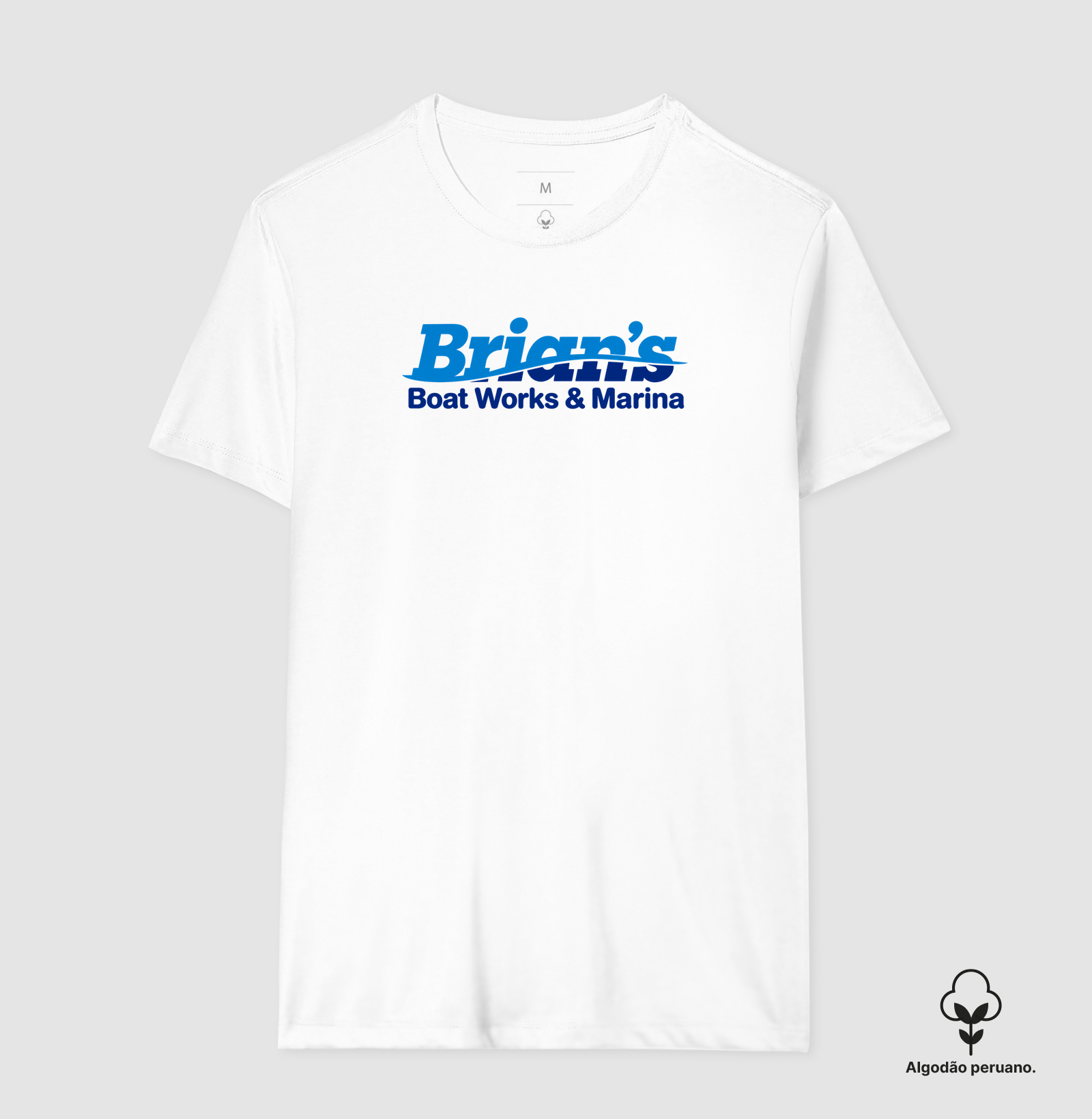 Camiseta Algodão Peruano GTA 6 Brian's Boat Works & Marina - Imagem 2