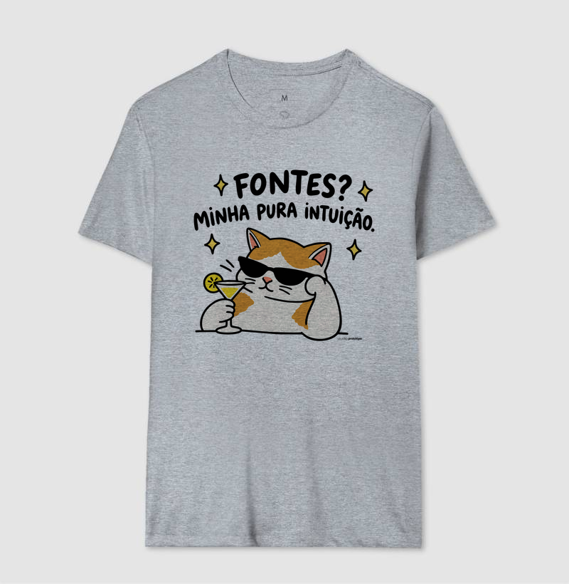 Camiseta Fontes? Minha Pura Intuição - Imagem 8