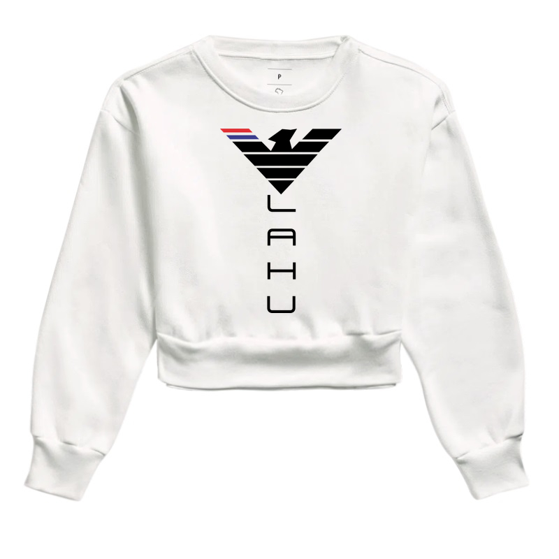 LAHU — ERGUIDA, MODERNA, INESQUECÍVEL ✨ Uma composição que muda a perspectiva e eleva tudo. Sobre o BRANCO profundo e elegante, a fênix se destaca no topo — linhas nobres, detalhes que brilham, pronta para guiar. Abaixo, LAHU em trajetória vertical: letra por letra, firme e imponente, subindo como quem não para de crescer. - Imagem 3