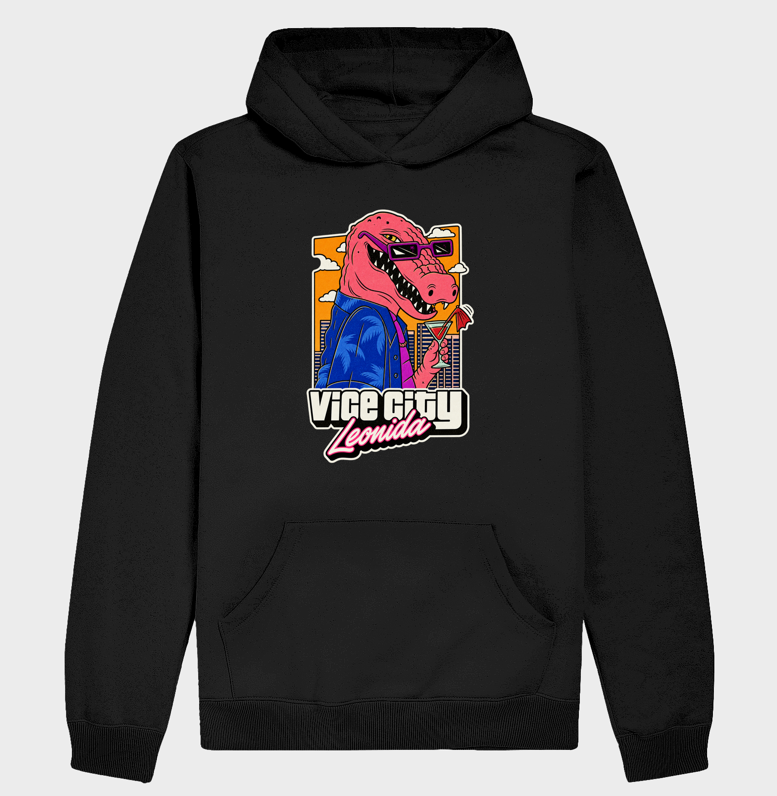 Hoodie Moletom Jason (GTA VI / Vice City / Leonida) - Jacare Drink - Imagem 2