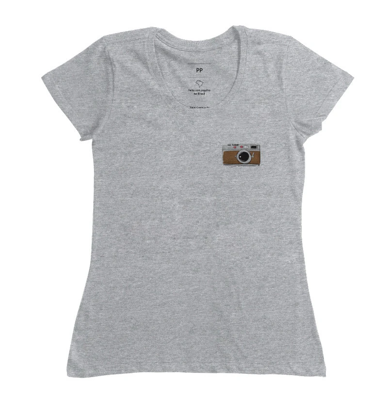 Camiseta feminina nascida para atirar - Imagem 4