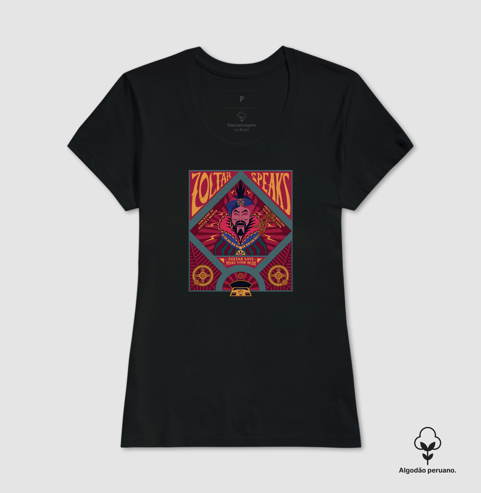 Camiseta Algodão Peruano Cuidado com o Que Deseja - Imagem 3