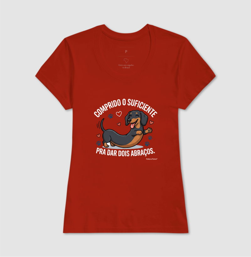 CAMISETA DACHSHUND ABRAÇOS - Imagem 11