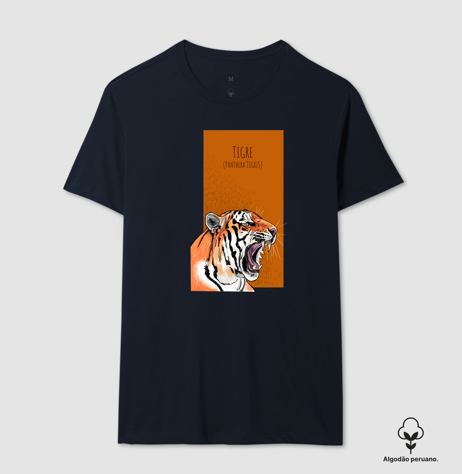 Camiseta Algodão Peruano Tigre - Imagem 2