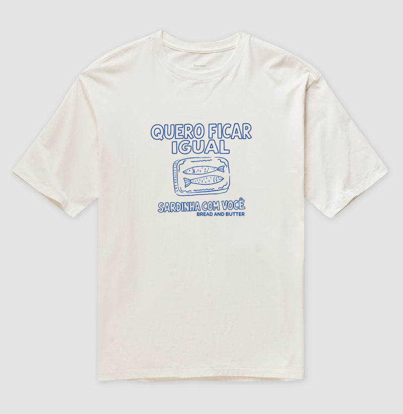 Camiseta Oversized Sardinha - Imagem 3