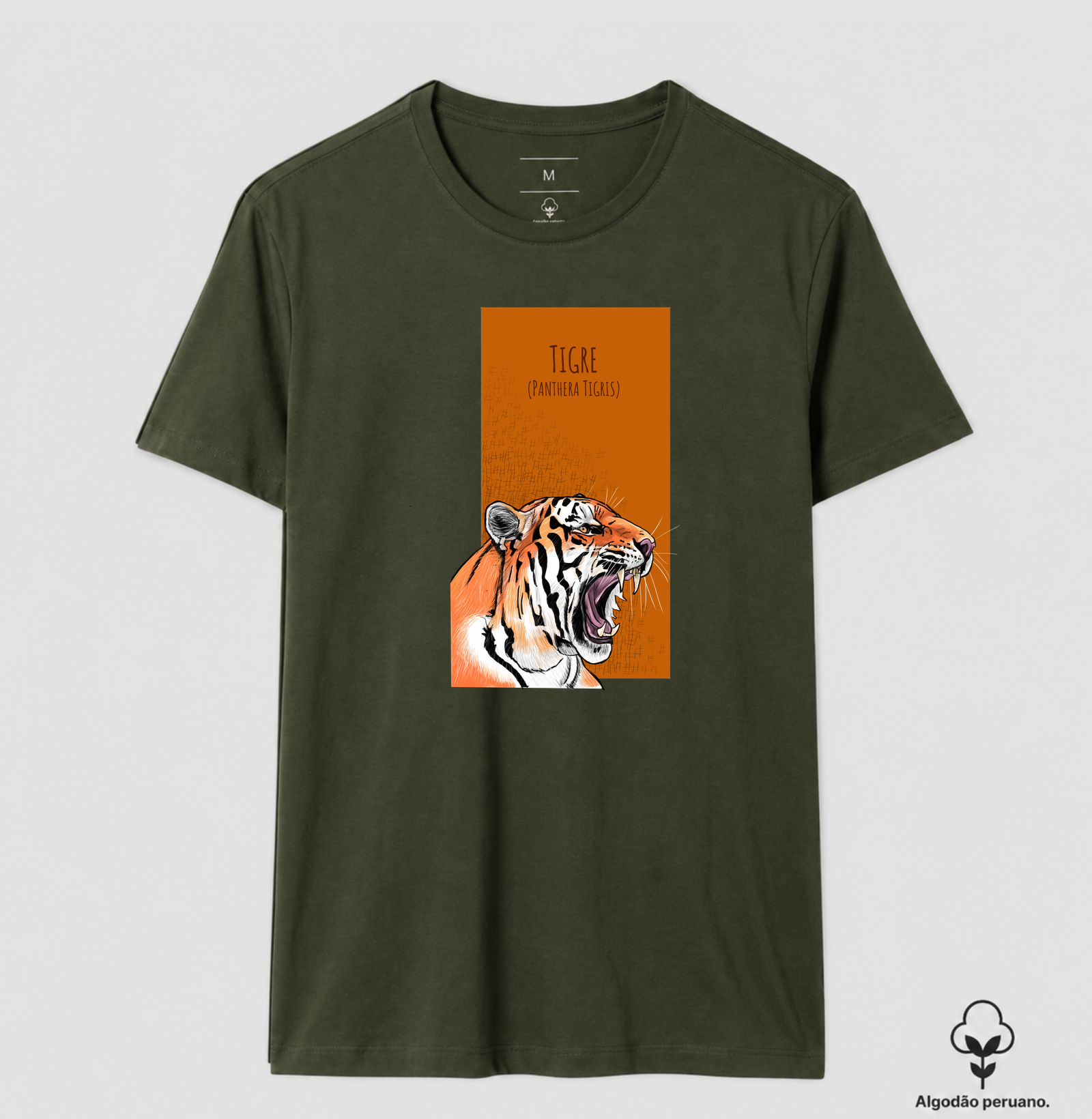 Camiseta Algodão Peruano Tigre - Imagem 7