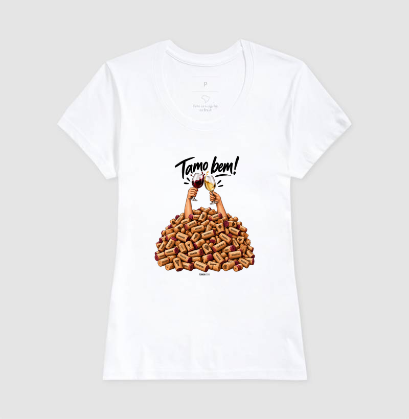 Camiseta “Um Brinde” – Amizade & Wine Lifestyle - Imagem 5