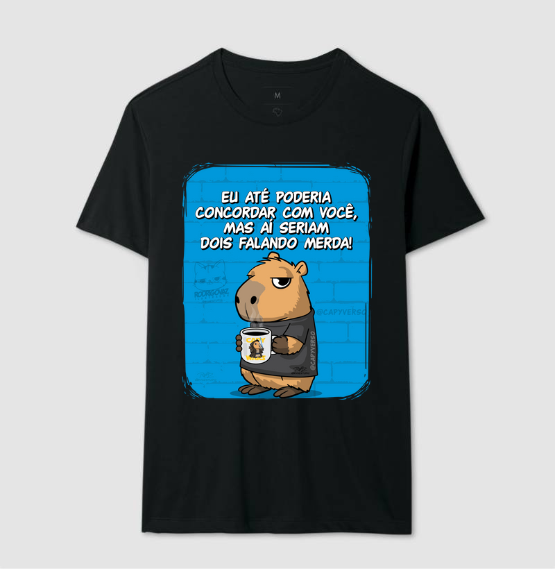 Camiseta Capivara Falando Merda - Imagem 2