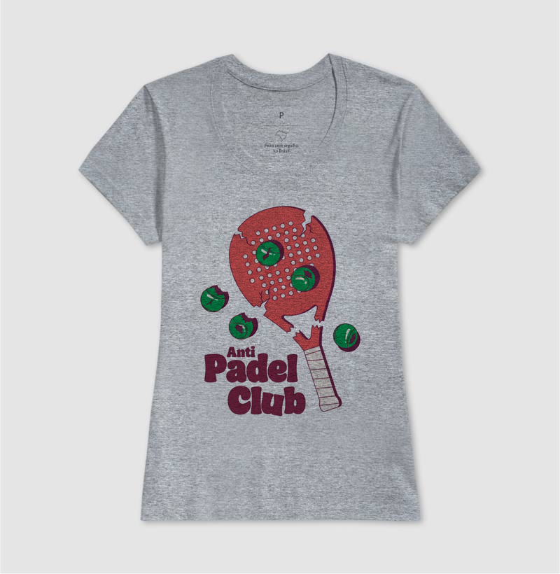 Camiseta Anti Padel Club Raquete Quebrada - Imagem 9