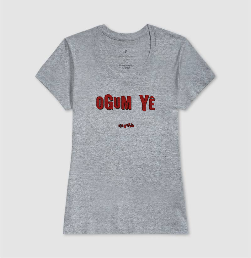 camiseta OGUM saudação feminina - Imagem 3