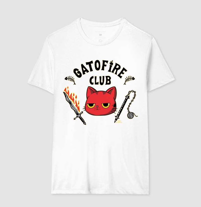 Camiseta Gato Sincero GatoFire Club - Imagem 4