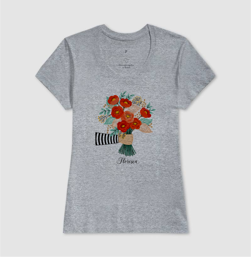 Camiseta Buquê de flores - Imagem 9