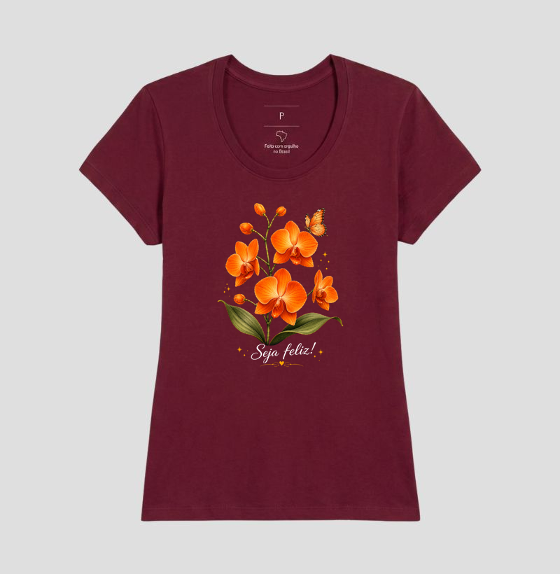 Camiseta Seja Feliz - Imagem 19