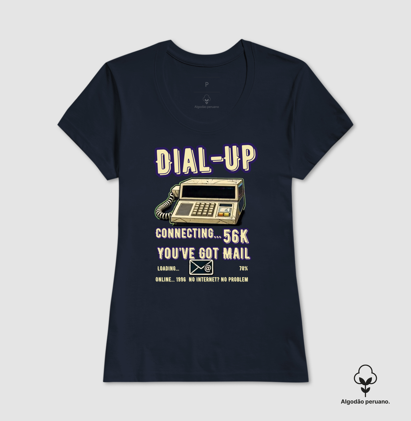  Camiseta Dial-Up - Imagem 8