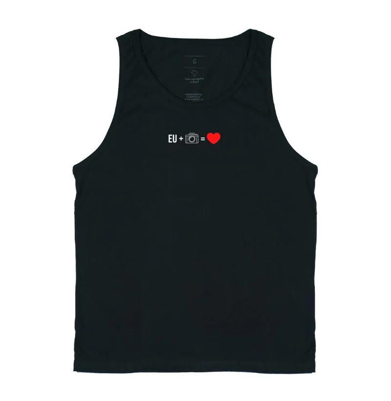 Camiseta regata eu + câmera = amor - Imagem 3