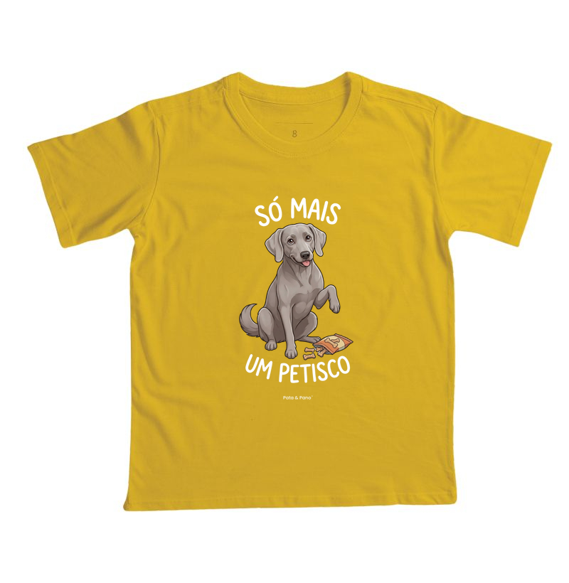 CAMISETA INFANTIL WEIMANARER PETISCO - Imagem 6