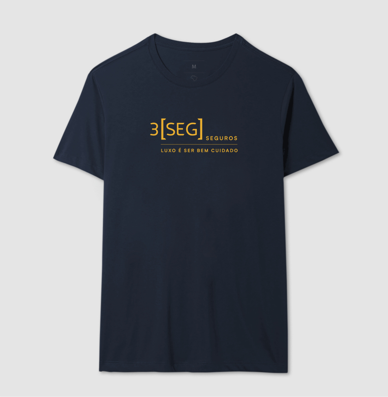 3SEG LUXO É SER BEM CUIDADO Camiseta 100% Algodão  - Imagem 4