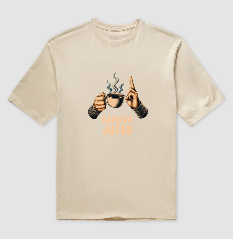 Camiseta - "Cafeína Jutsu" - Imagem 3
