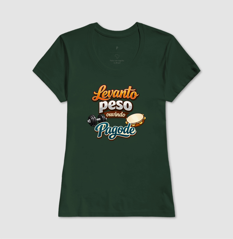 camiseta levanto peso ouvindo pagode - Imagem 13