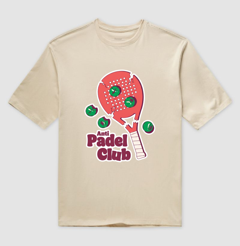Camiseta Anti Padel Club Raquete Quebrada - Imagem 3