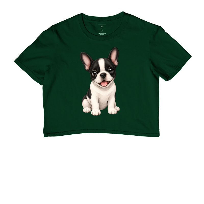 Bulldog (Buldogue) Francês Preto e Branco - Desenho Animado - Imagem 5