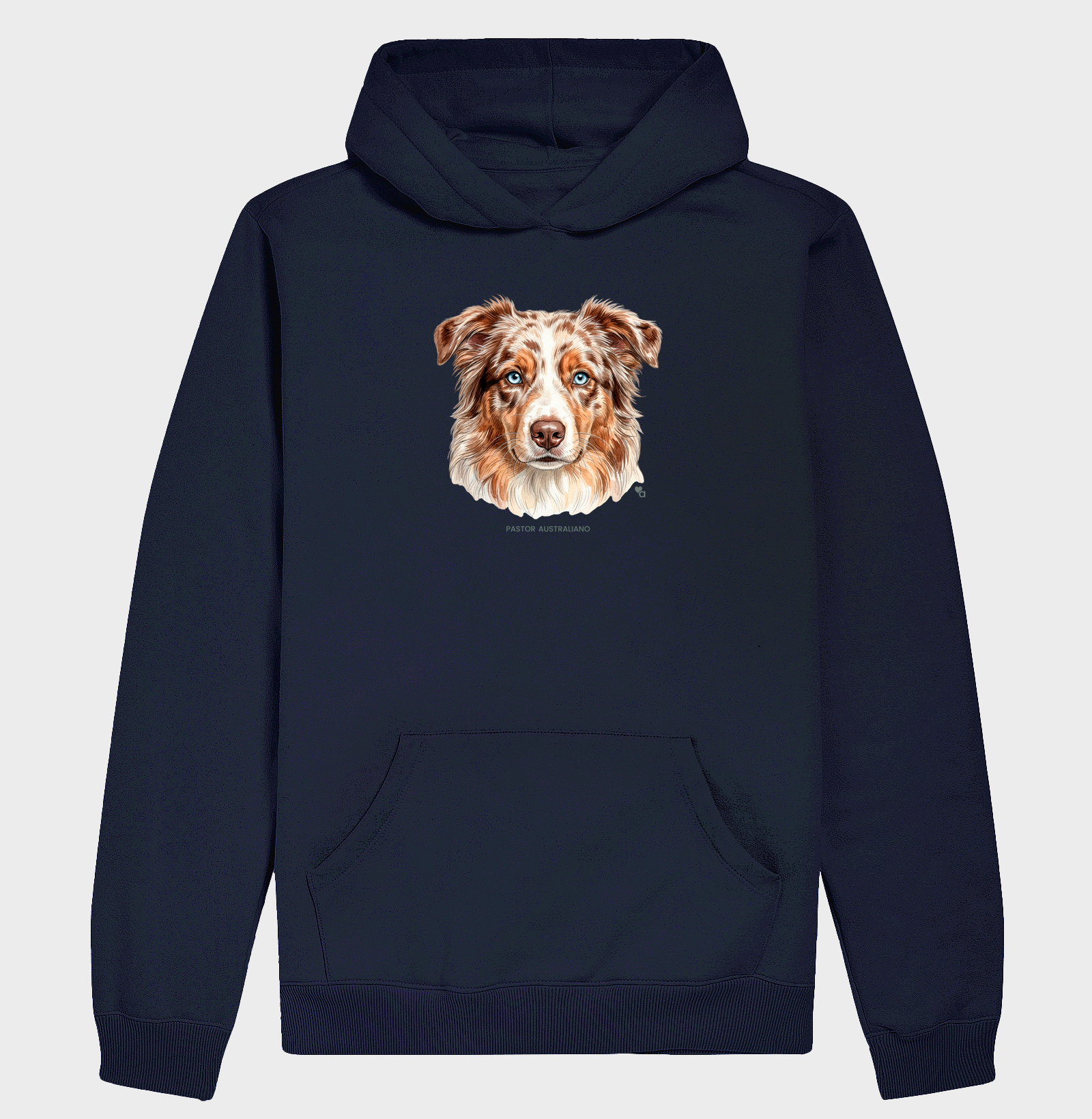 Cães - Pastor Australiano (Red Merle) - Moletom Hoodie - Imagem 6