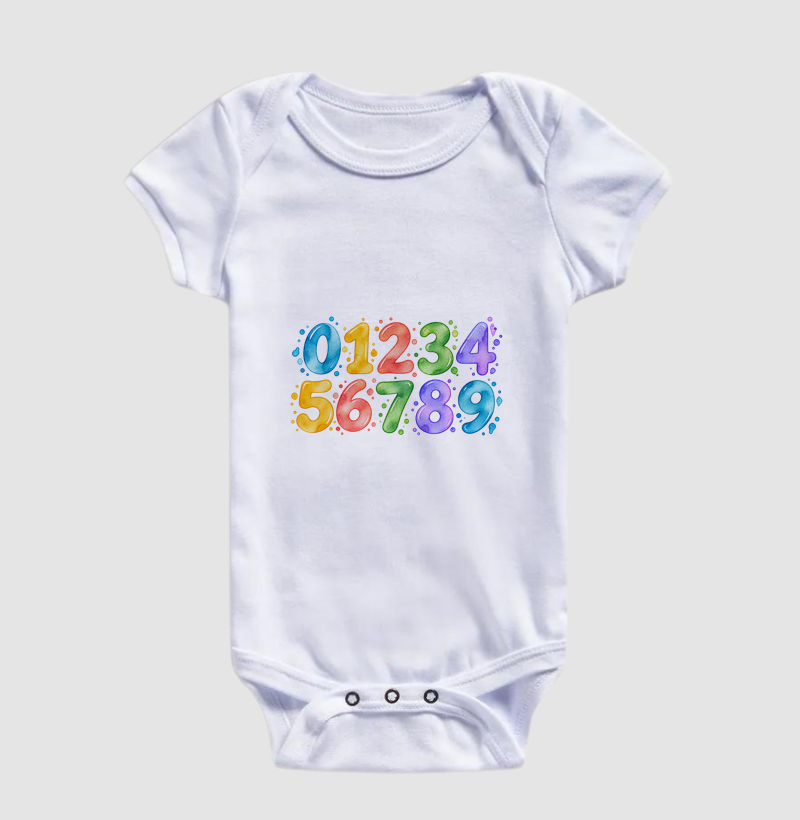 Body Números em Cores - Imagem 6