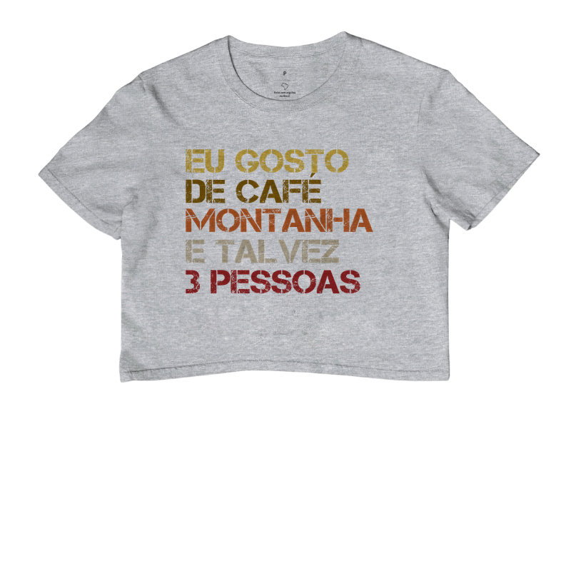 Camiseta Cropped Alma Outdoor | Café, Montanha & Pouca Gente - Imagem 7