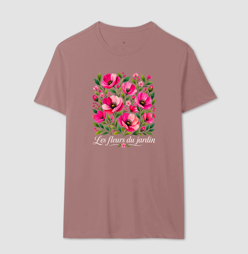 Camiseta Les fleurs du jardin - Imagem 16