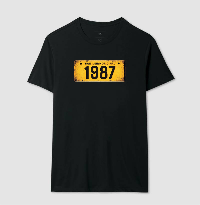 Placa Amarela 1987 - Imagem 2
