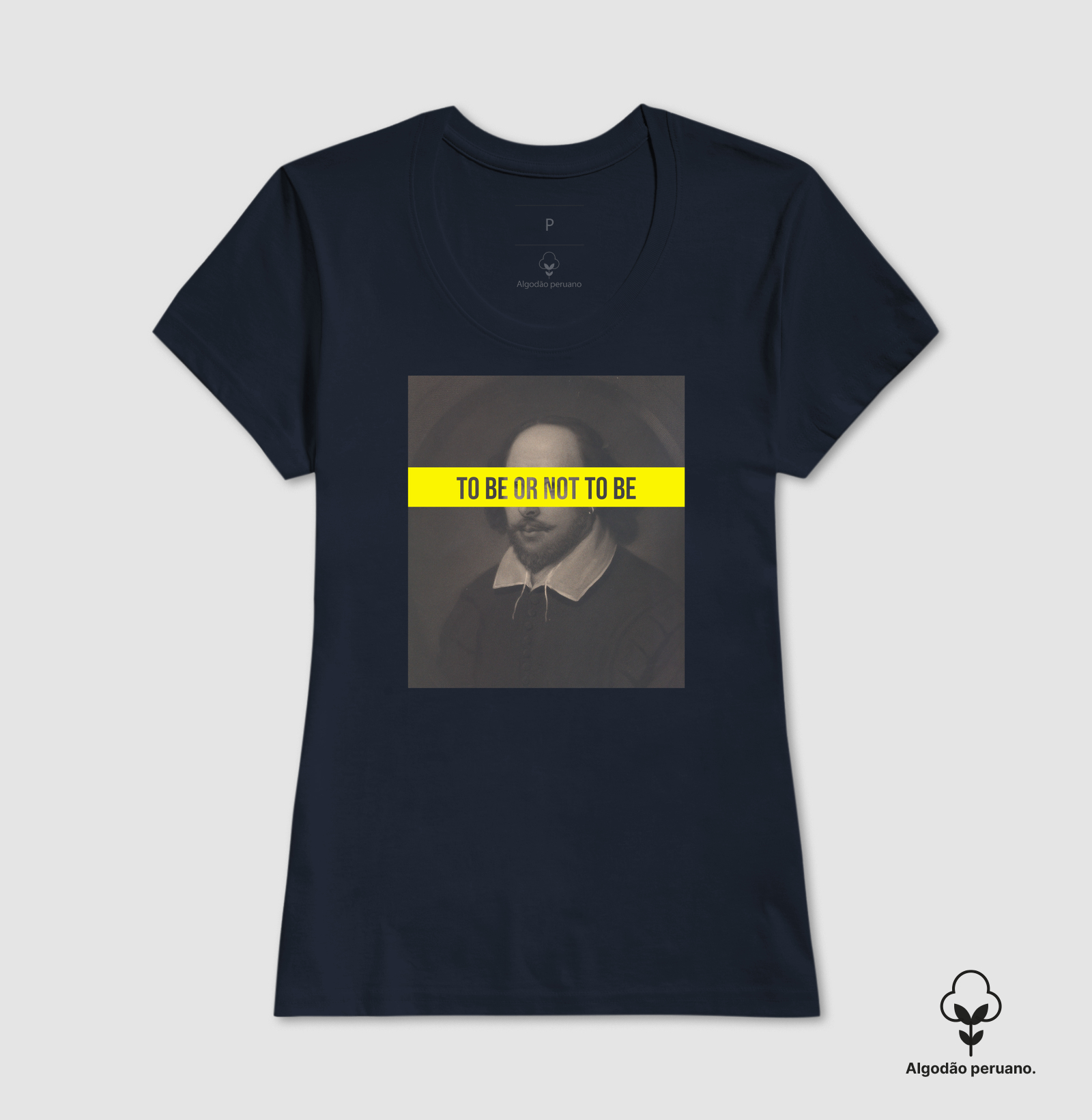 Camiseta Algodão Peruano - Shakespeare - To Be or Not - Imagem 8