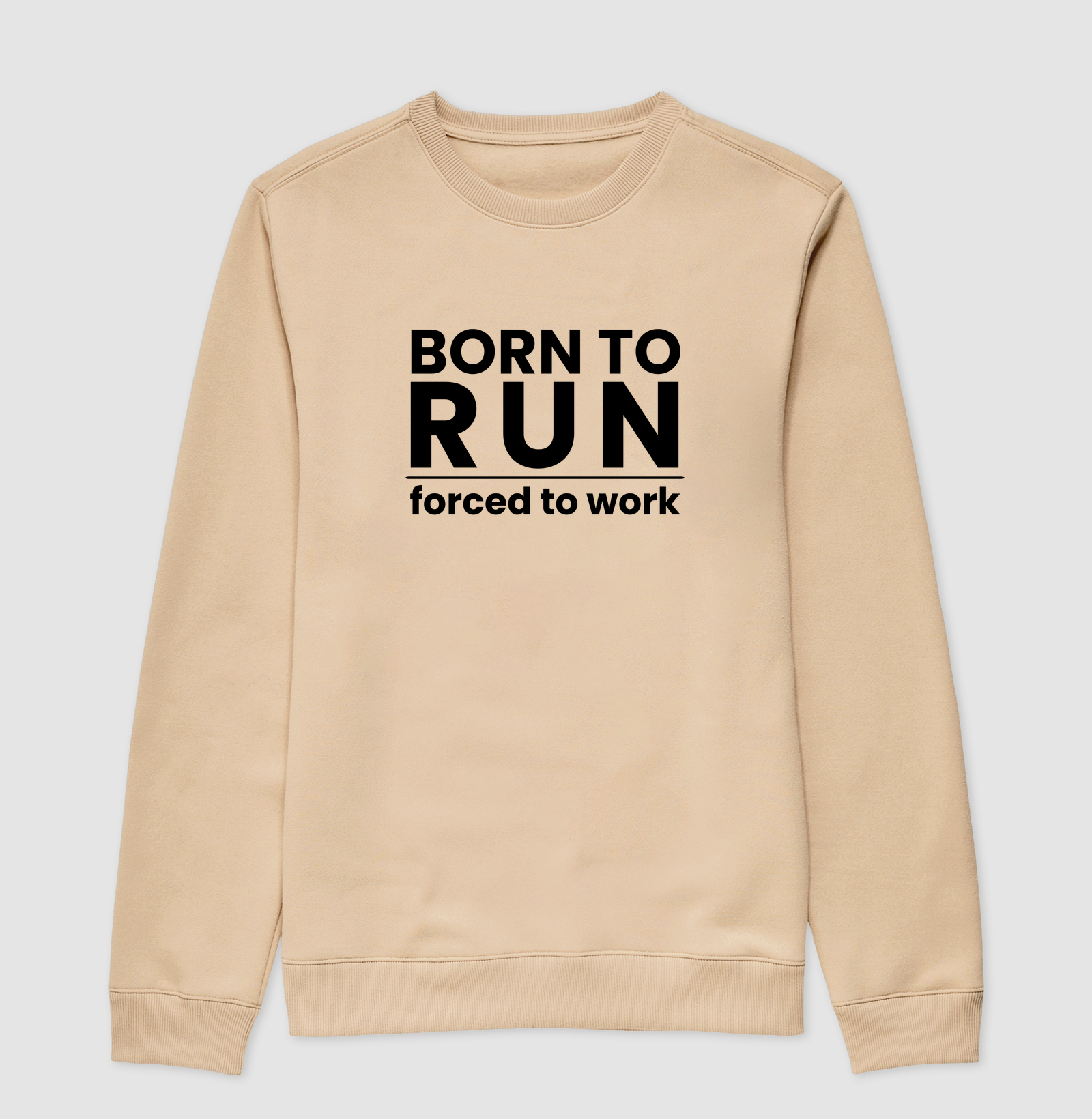 Moletom Corrida - Born To Run Forced To Work - Imagem 3