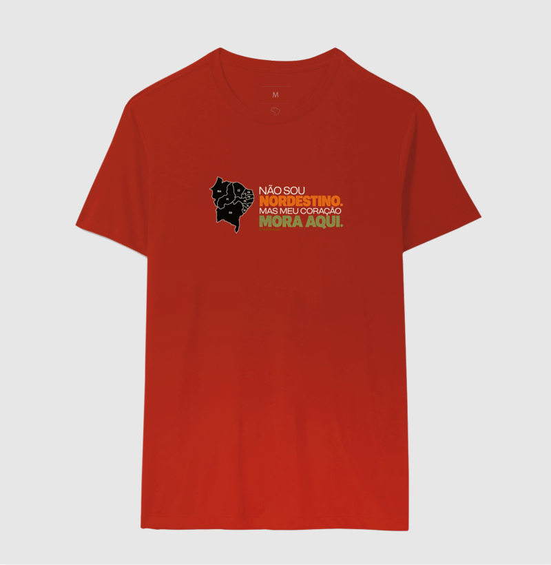 Camiseta Não sou Nordestino mas meu Coração mora aqui |OxenteWear - Imagem 6
