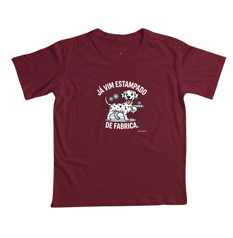 CAMISETA INFANTIL DALMATA ESTAMPADO - Imagem 7