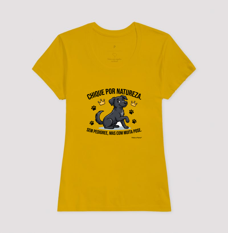 CAMISETA VIRA-LATA PRETO CHIQUE - Imagem 15