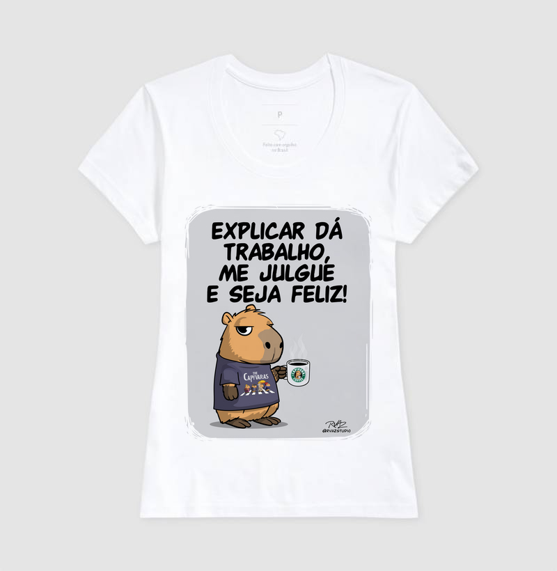 Camiseta Capivara me julgue - Imagem 5