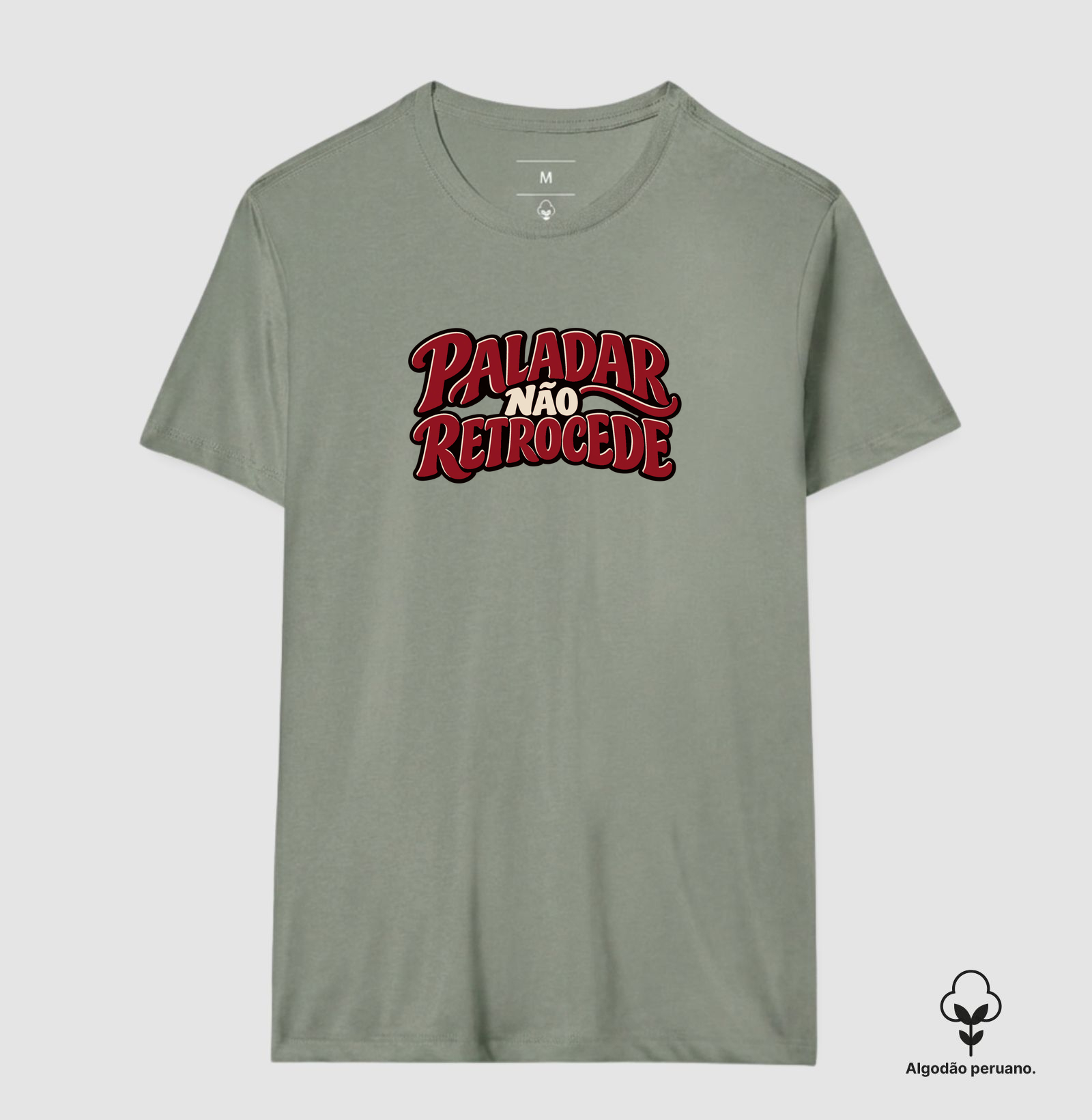 Camiseta Paladar Não Retrocede – Frase Divertida de Vinho - Imagem 5