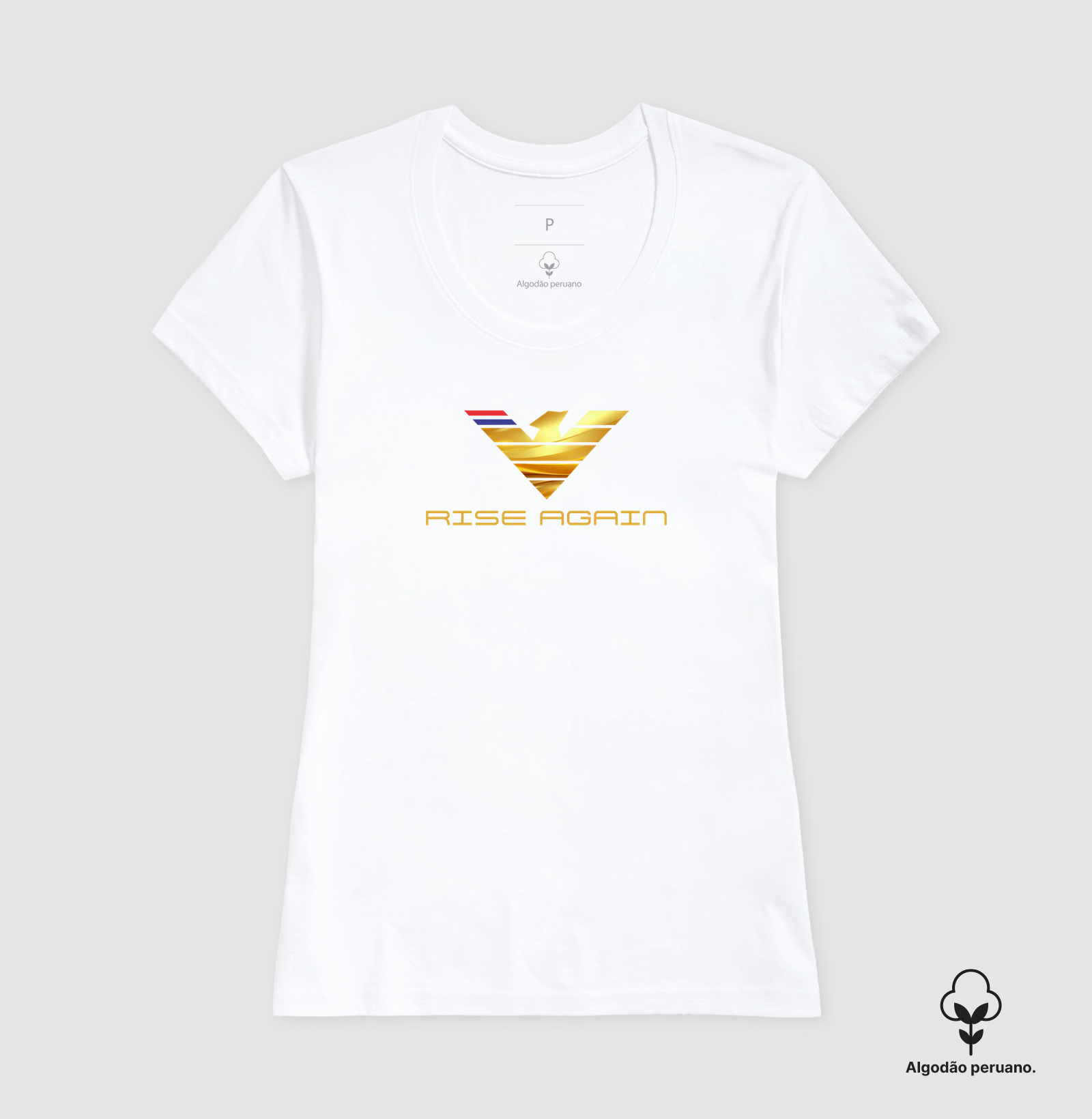 👑🦅 RISE AGAIN GOLD | A Grandeza de se Levantar Mais Forte  A estampa RISE AGAIN GOLD é uma verdadeira celebração da força, da superação e da mentalidade vencedora. Com uma imponente águia dourada no centro da composição, a arte simboliza liderança, liberdade e a capacidade de renascer diante dos desafios com ainda mais poder e determinação. - Imagem 7