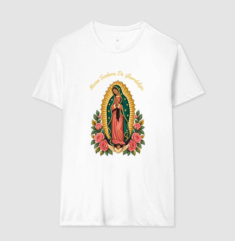 Camiseta Nossa Senhora de Guadalupe — Rosas de Esperança - Imagem 7