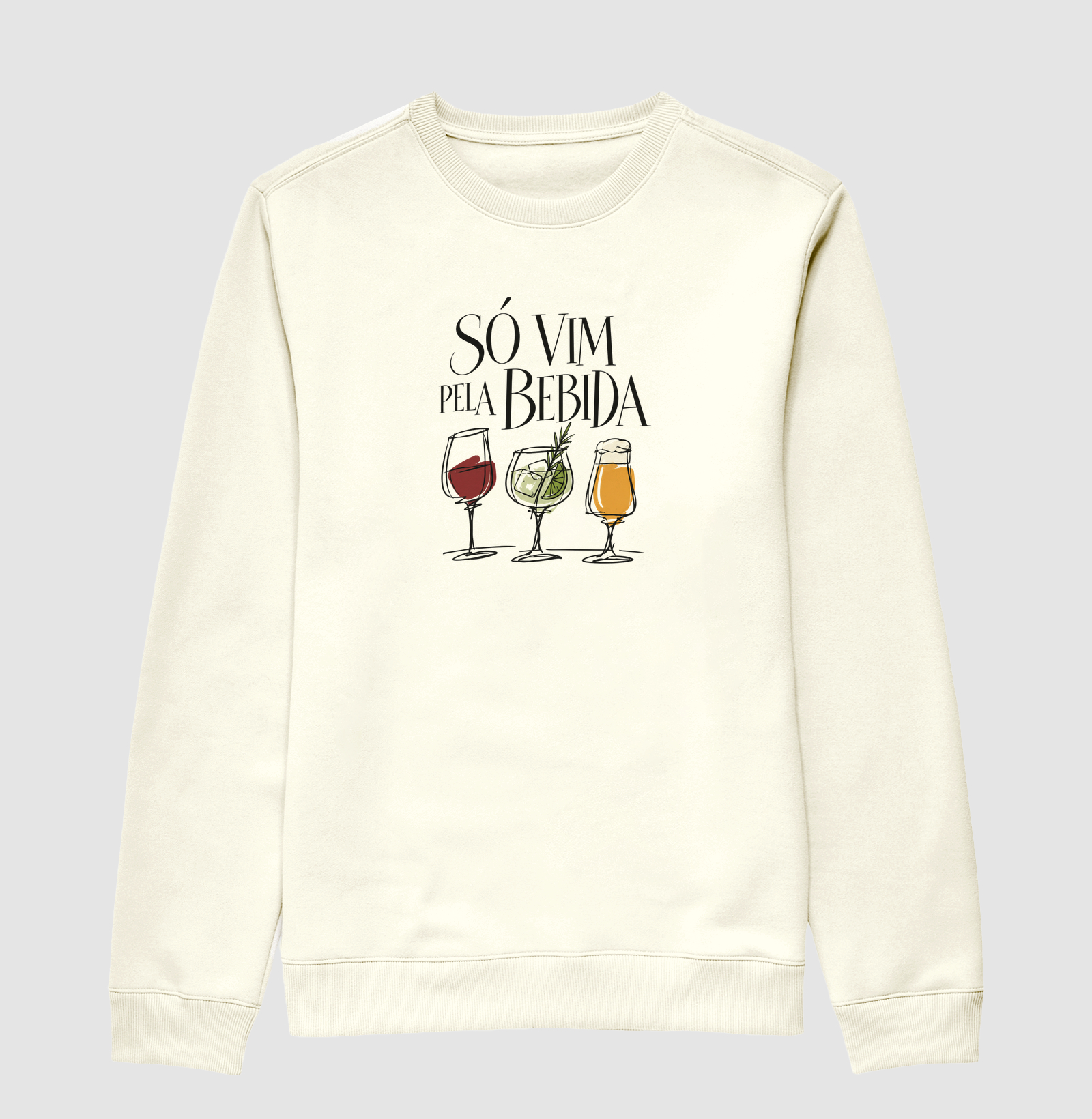 Só vim pela bebida - feminino - Imagem 2