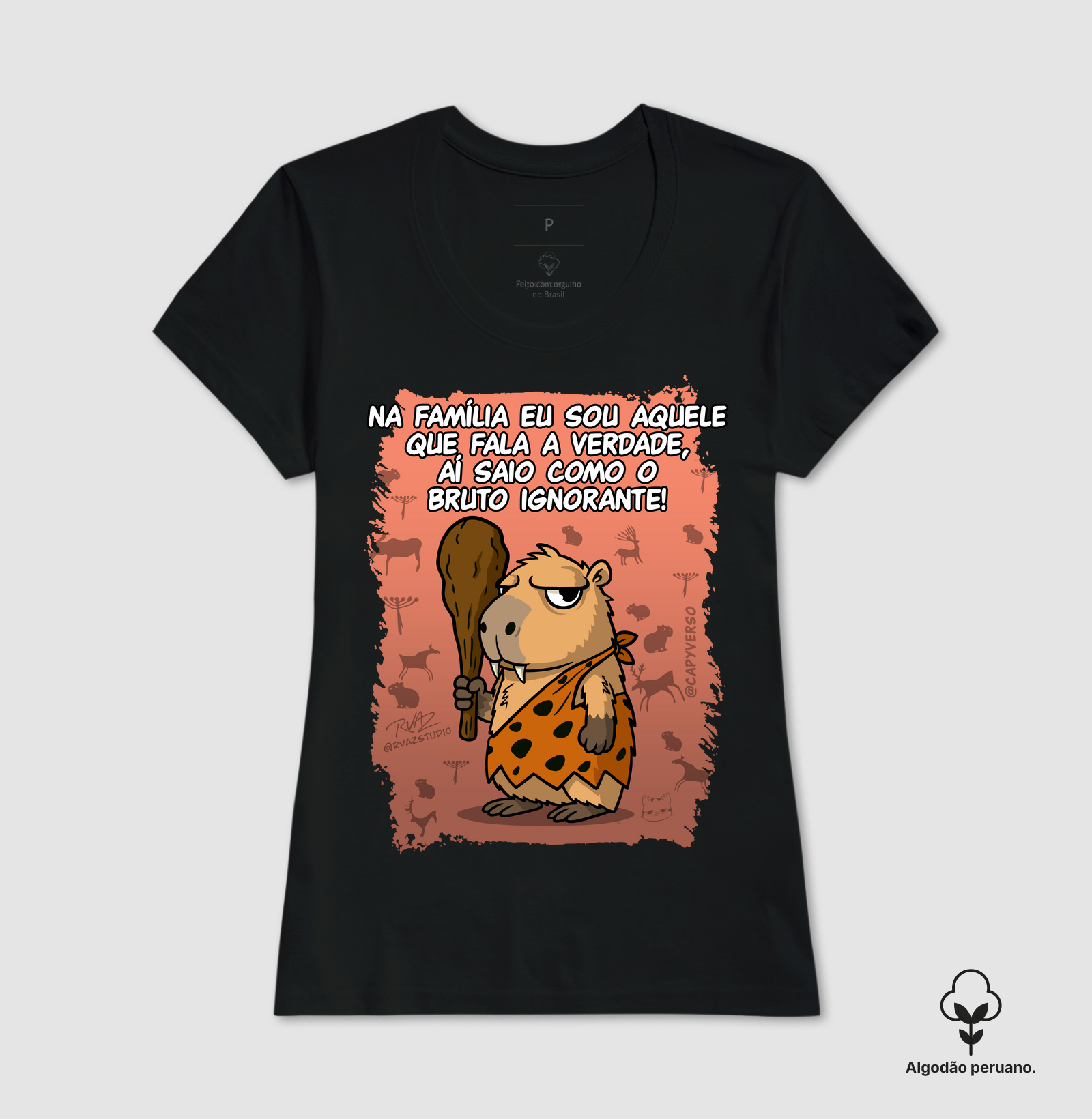 Camiseta Capivara Ignorante - Imagem 2