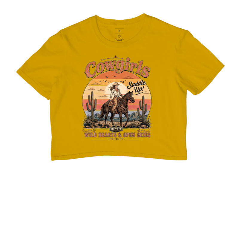 Cropped Country Cowgirls Saddle Up - Imagem 8